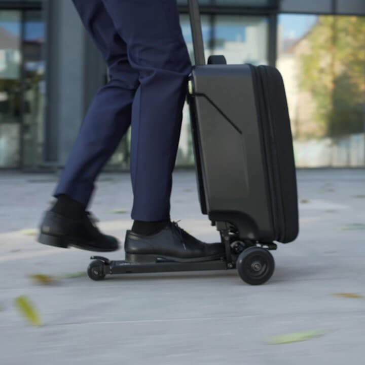 zinc suitcase scooter